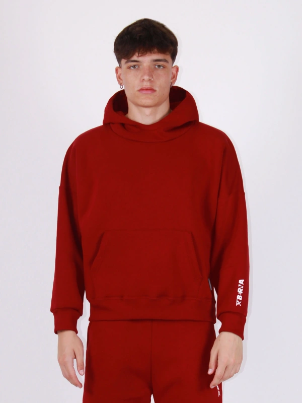 Balaclava hoodie with sportswear logo