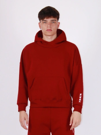 Balaclava hoodie with sportswear logo
